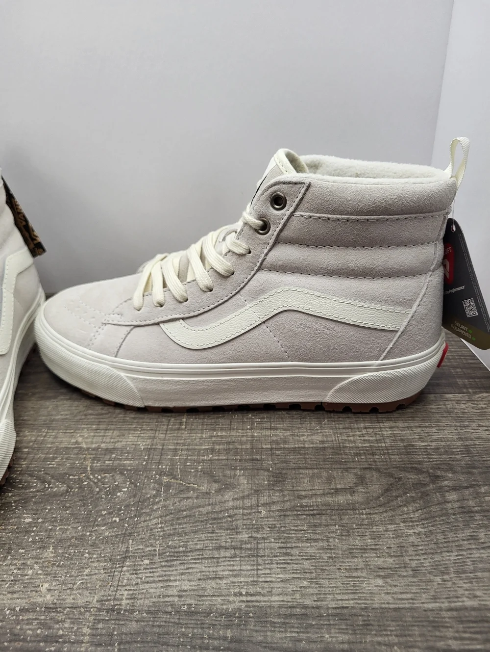 Vans Sk8-Hi MTE-2 Womens Shoes Size 9 Mens 7.5 Grey White  Cold Weather New